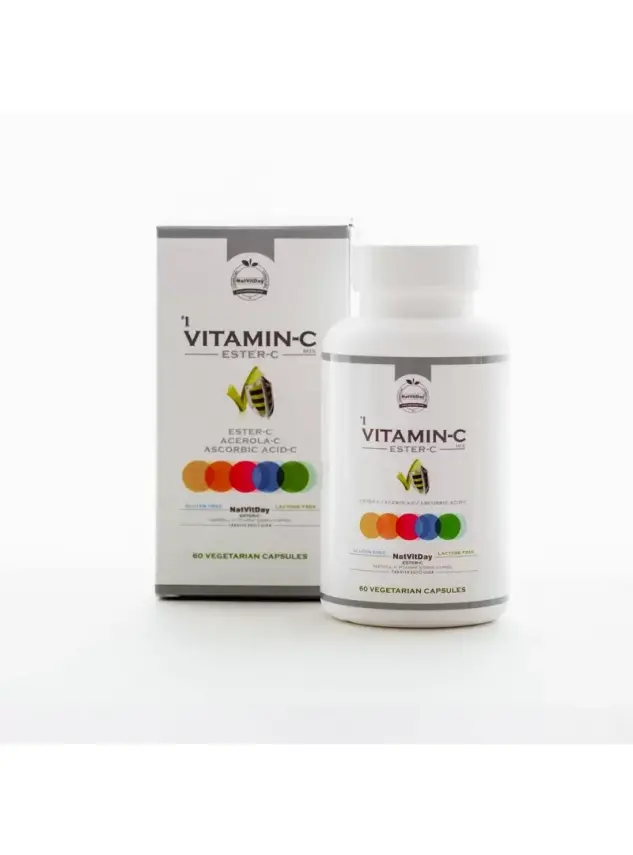 NatVitDay Vitamin C Mix Ester C 60 Kapsül - 1