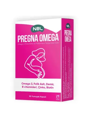 OUTLET - NBL Pregna Omega 30 Kapsül - NBL