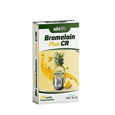 Nbt Life Bromelain Plus CR 30 Kapsül - Nbt İlaç