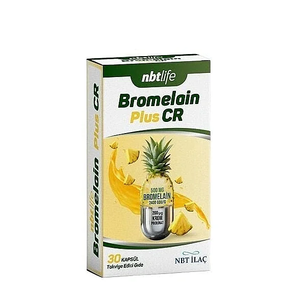 Nbt Life Bromelain Plus CR 30 Kapsül - 1