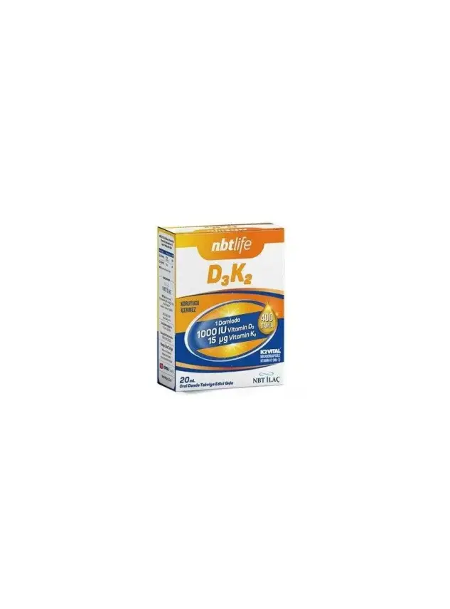 Nbt Life D3K2 Damla 20 ml - 1