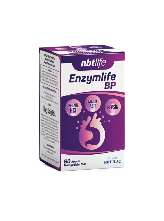 Nbt Life Enzymlife BP 60 Kapsül - Nbt İlaç