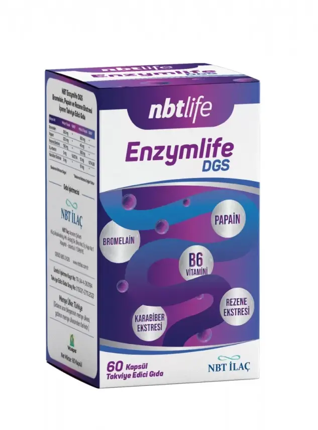 Nbt Life Enzymlife DGS 60 Kapsül - 1