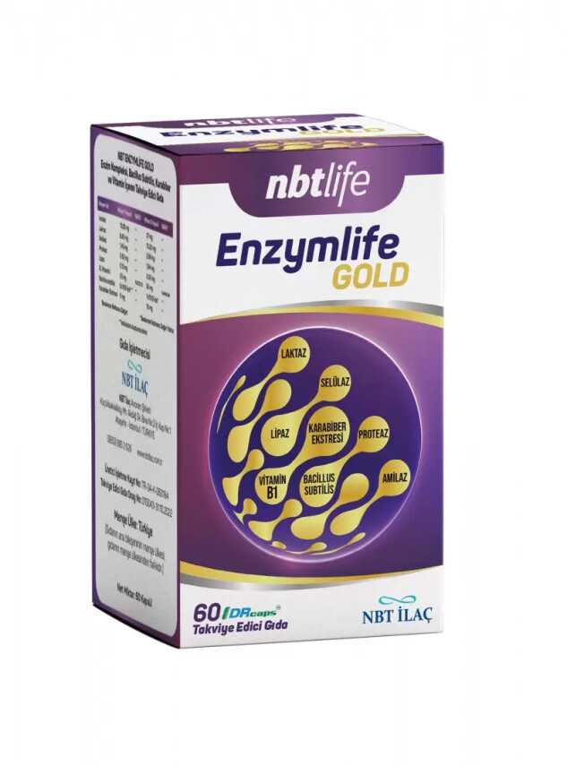 Nbt Life Enzymlife Gold 60 Kapsül - Nbt İlaç