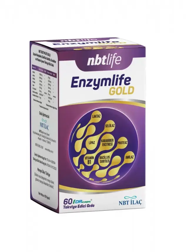 Nbt Life Enzymlife Gold 60 Kapsül - 1