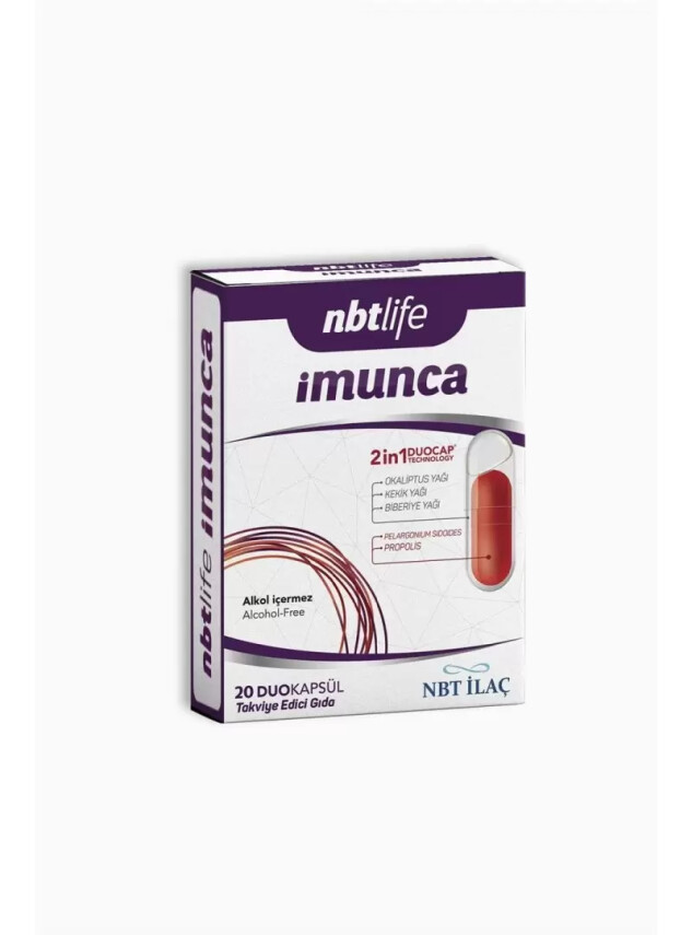 Nbt Life İmunca 20 Duo Kapsül - Nbt İlaç