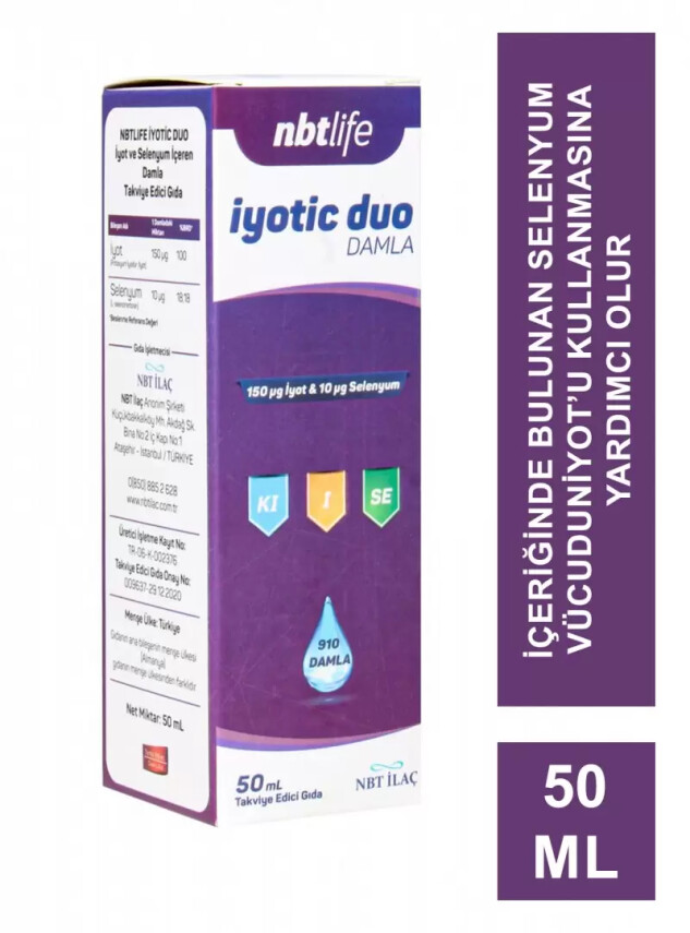Nbt Life Iyotic Duo 50 ml Damla - Nbt İlaç