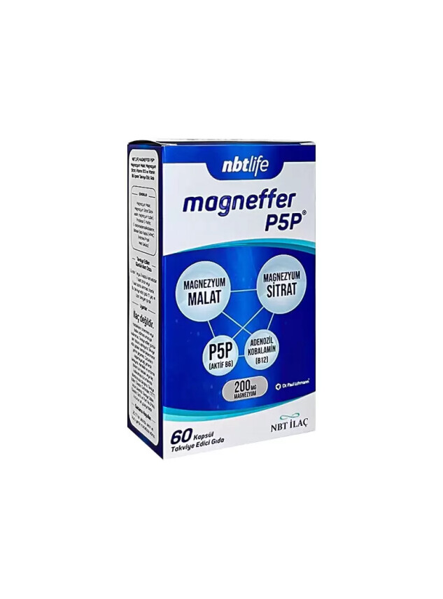 Nbt Life Magneffer P5P 60 Kapsül - Nbt İlaç