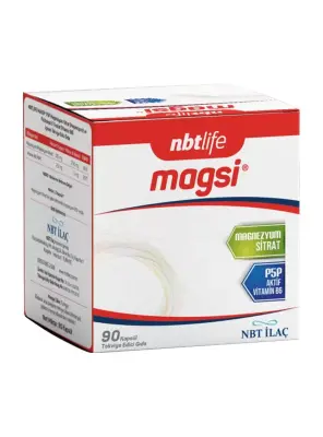 Nbt Life Magsi+P5P 90 Kapsül - Nbt İlaç