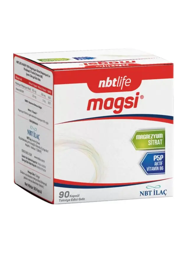 Nbt Life Magsi+P5P 90 Kapsül - 1