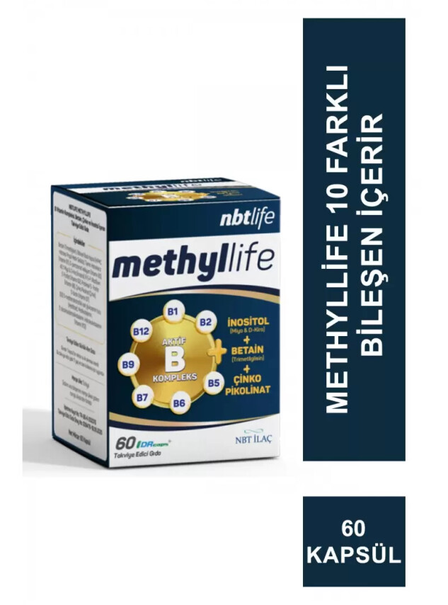Nbt Life Methyllife 60 Kapsül - Nbt İlaç