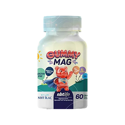 Nbt Life NBTLife Gummy MAG Kids Magnezyum 60 Gummies - Nbt İlaç