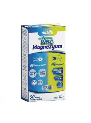 Nbt Life Time Magnezyum 60 Kapsül - Nbt İlaç