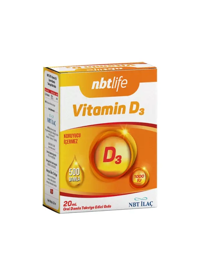 Nbt Life Vitamin D3 20 ml - 1