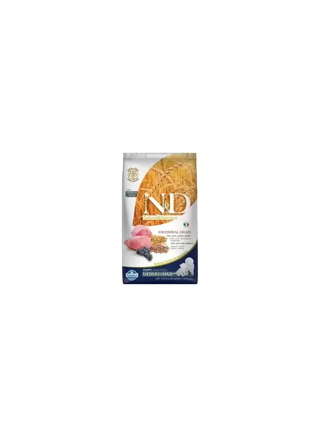N&D Ancestral Graın Kuzu, K. Buğday&Y.Mersini Puppy Med&Maxı 2,5Kg - 1