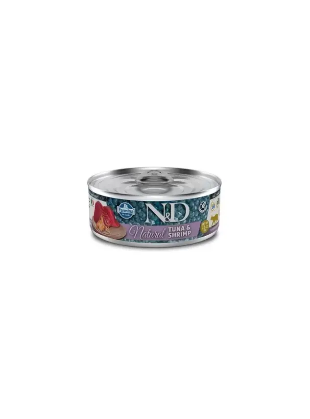N&D Natural Tuna&Karides Kedi Konserve 80 Gr - 1