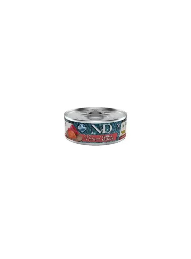 N&D Natural Tuna&Salmon Kedi Konserve 80 Gr - 1