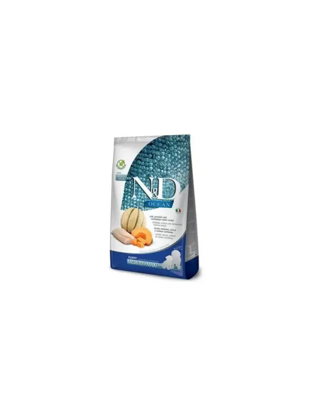 N&D Ocean Balkabağı Morina&Kavun Puppy Med Maxi 2,5 Kg - 1