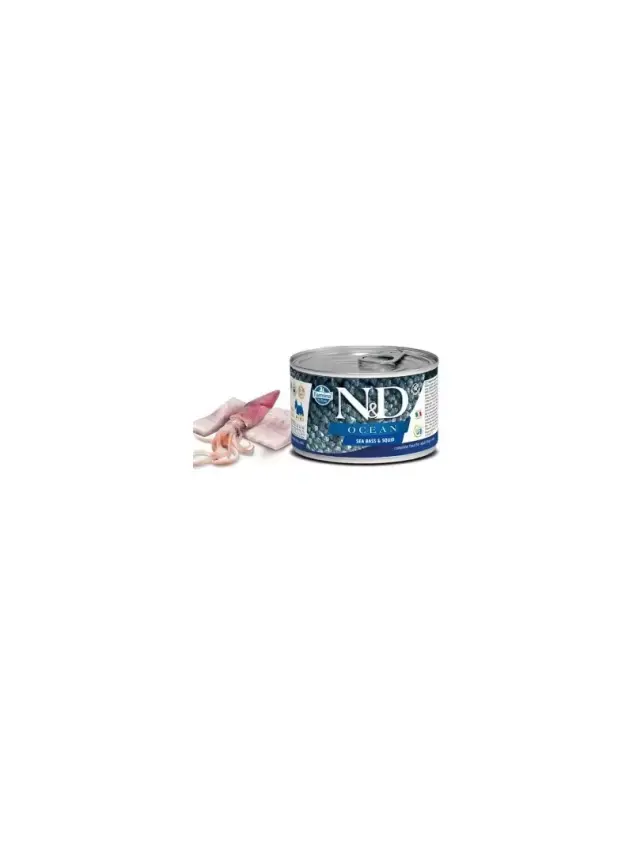 N&D Ocean Cod & Squıd - Morina Balığı & Mürekkep Balığı Köpek Konserve 140 Gr - 1