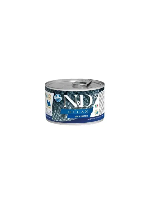 N&D Ocean Codfısh & Pumpkın - Morina Balığı & Balkabağı Köpek Konserve 140 Gr - 1