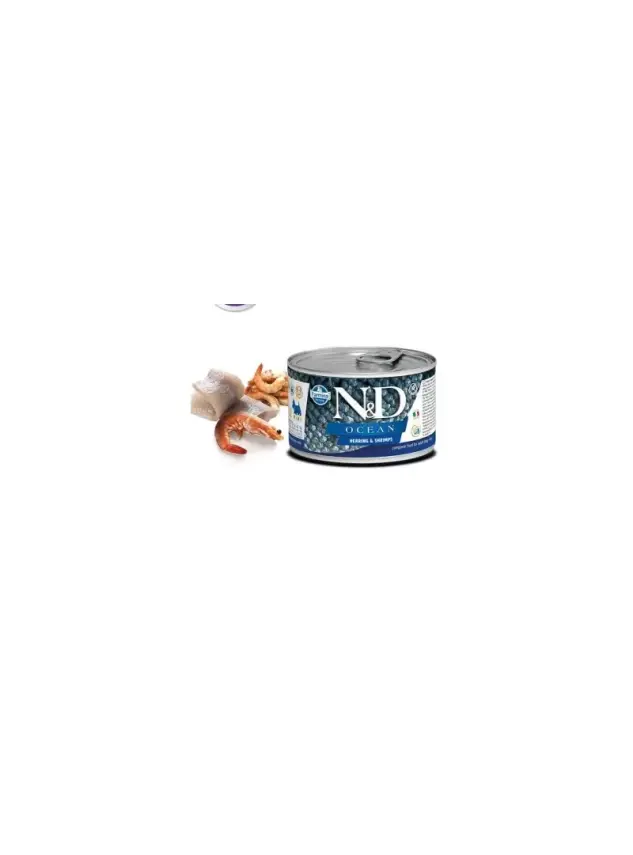 N&D Ocean Herrıng & Shrımps - Ringa Balığı & Karides Köpek Konserve 140 Gr - 1