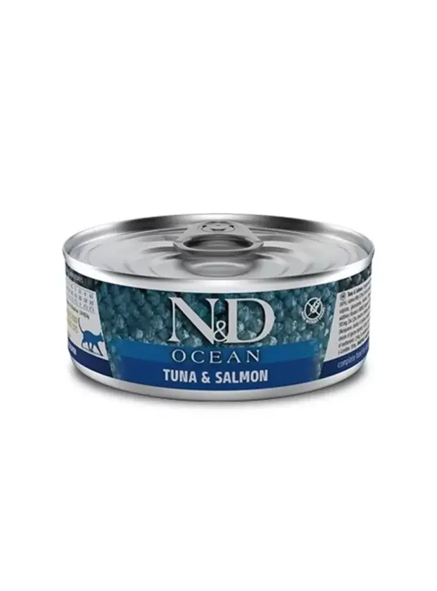 N&D Ocean Kedi Konserve Ton Balığı, Kalamar & Karides 85 gr - 1