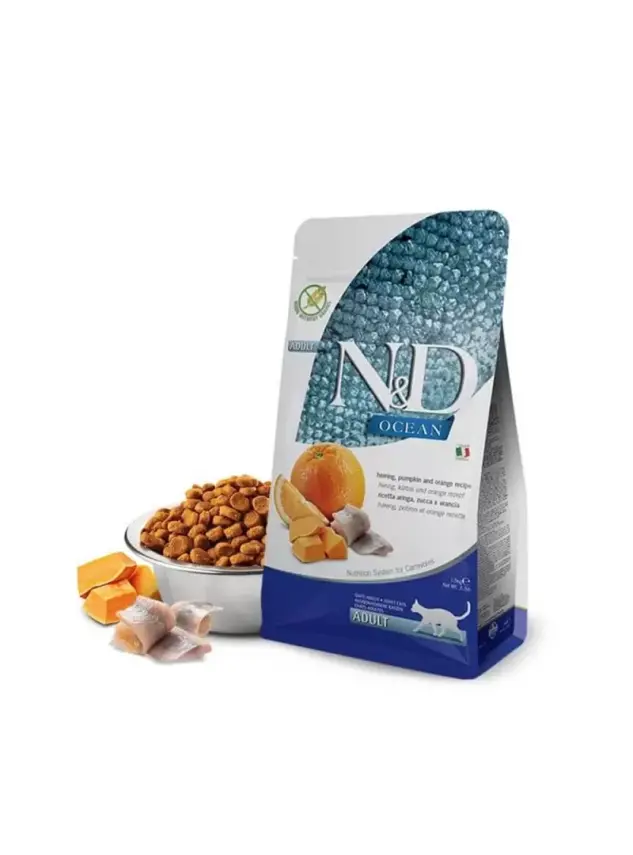 N&D Ocean Morina Balığı & Balkabağı & Portakal Adult 5 Kg - 1