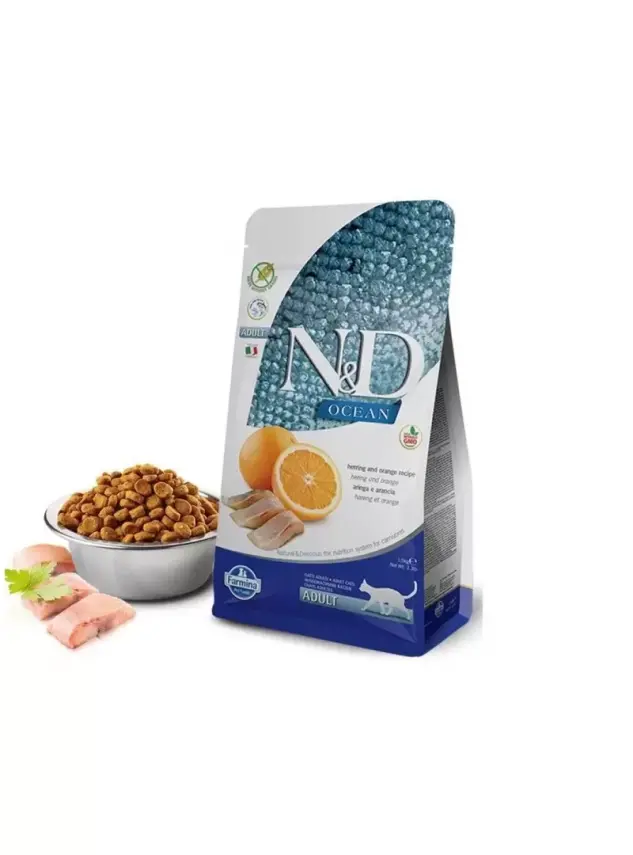 N&D Ocean Ringa Balığı & Portakal Adult 1,5 Kg - 1
