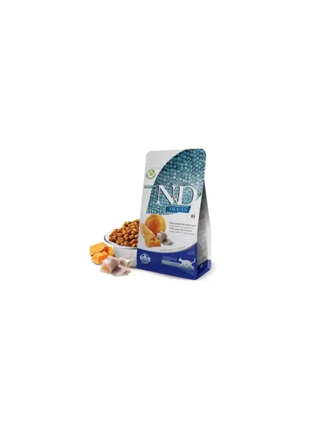 N&D Ocean Ringa Balığı, Pumpkın&Portakal 1,5Kg - 1