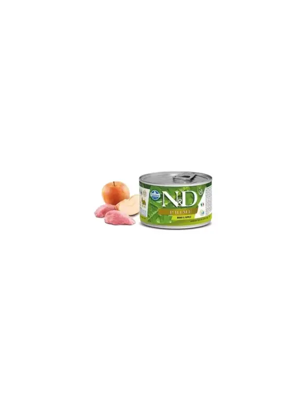 N&D Prıme Boar & Apple - Yaban Domuzu & Elma Köpek Konserve 140 Gr - 1