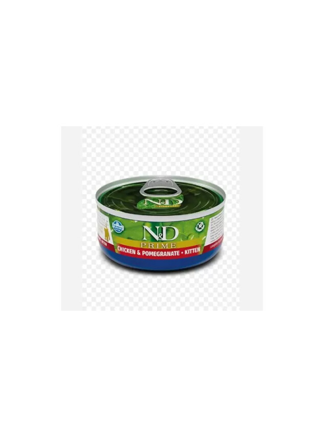 N&D Prıme Chicken & Pomegranate Kitten Kedi Konserve 70 Gr - N&D