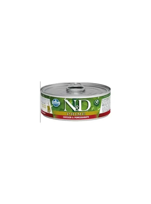 N&D Prıme Chıcken & Pomegranate - Tavuk & Nar Kedi Konserve 80 Gr - 1