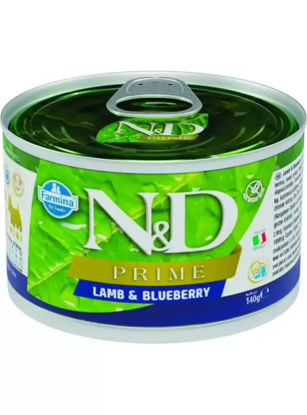 N&D Prime Köpek Konserve Kuzu & Yaban Mersini Mini 140 Gr - 1