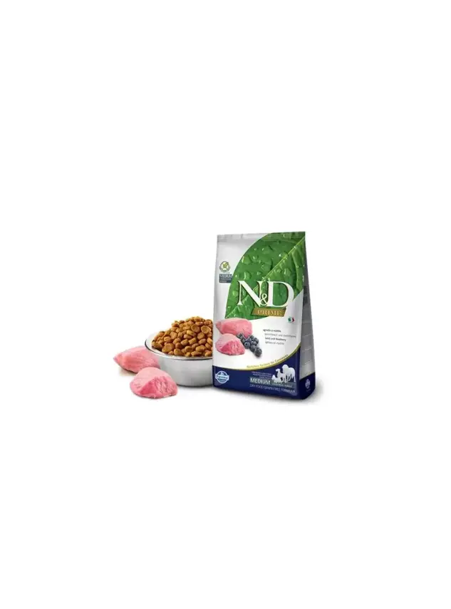N&D Prıme Kuzu&Yaban Mersini Adult Med&Maxı 2,5 Kg - 1
