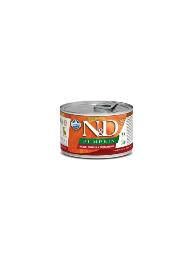 N&D Pumpkın Chıcken & Pom. -Tavuk & Balkabağı & Nar Puppy Köpek Konserve 140 Gr - 1