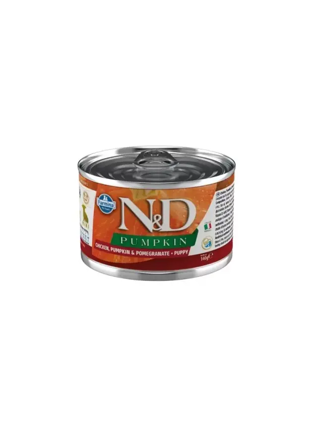 N&D Pumpkin Köpek Konserve Tavuk & Nar Puppy Mini 140 Gr - 1