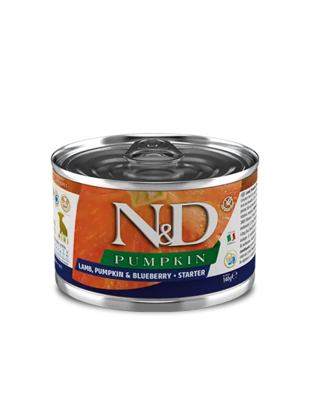 N&D Pumpkın Kuzu & Yaban Mersini Starter 140 gr - 1