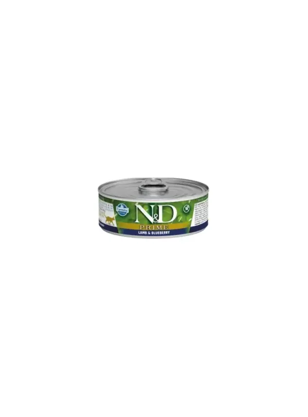 N&D Pumpkin Lamb & Blueberry - Kuzu & Yaban Mersini Kedi Konserve 80 Gr - 1