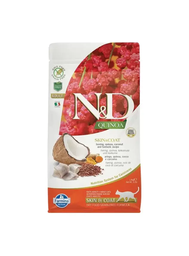 N&D Quınoa Skın&Coat Ringa Balığı 1,5 Kg - 1