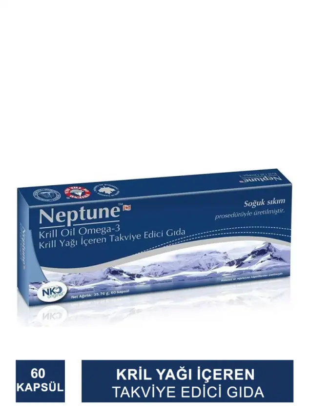 Neptune Krill Oil Omega 3 60 Kapsül - 1