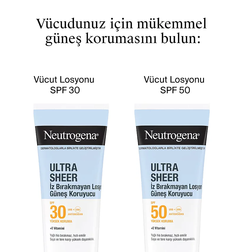 Neutrogena Ultra Sheer SPF30 Koruyucu Losyon 200 ml - 7