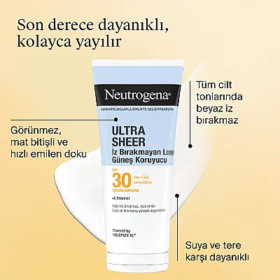 Neutrogena Ultra Sheer SPF30 Koruyucu Losyon 200 ml - 3