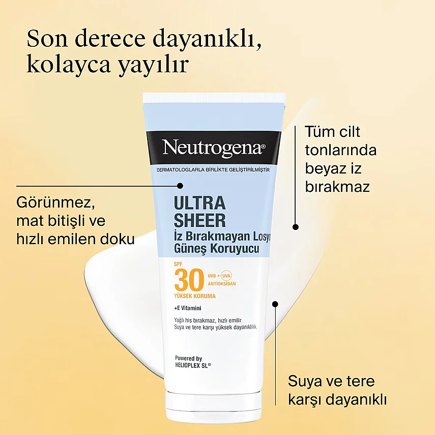 Neutrogena Ultra Sheer SPF30 Koruyucu Losyon 200 ml - 3