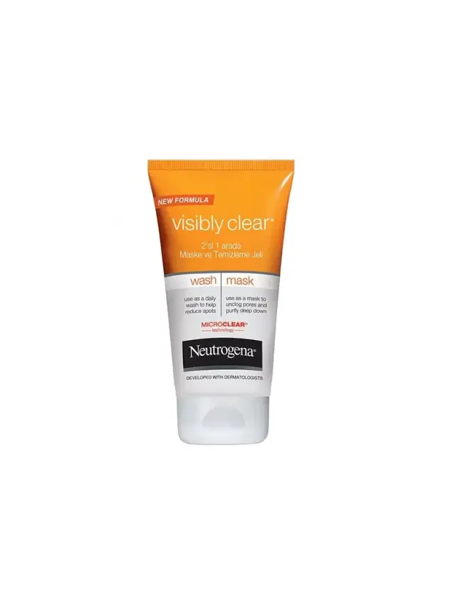 Neutrogena Visibly Clear 2 si 1 arada Maske ve Temizleme Jeli 150 ml - 1