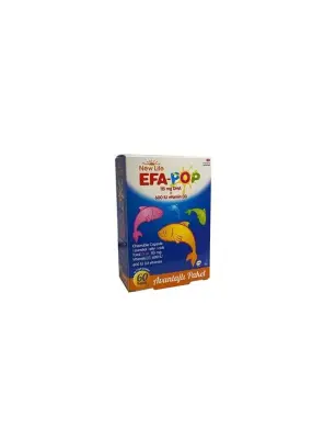 New Life EFA Pop 60 Kapsül Çiğnenebilir Balık Yağı - New Life