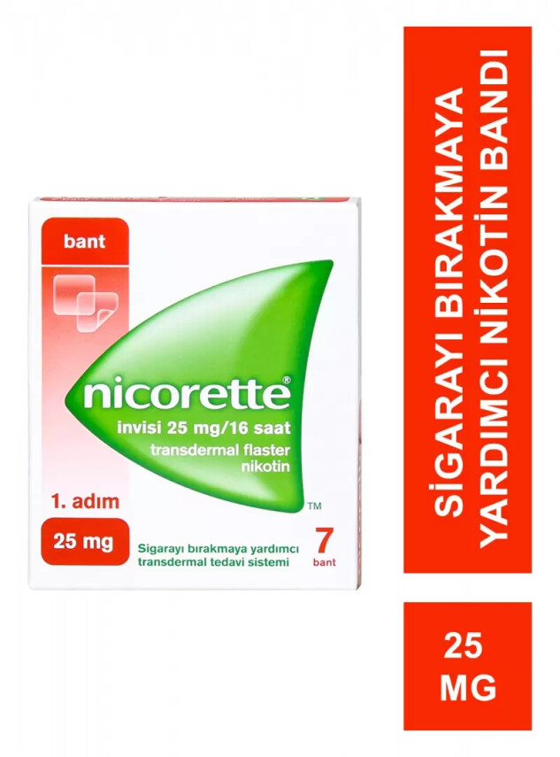 Nicorette Invisi 1.adım 25 Mg 7 Nikotin Bandı - Nicorette