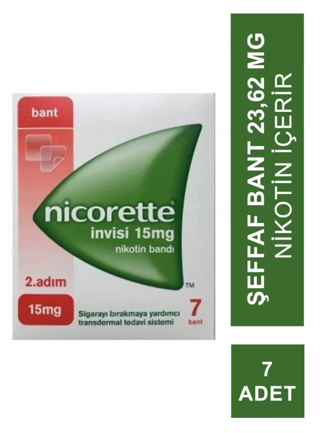 Nicorette İnvisi 2.Adım15 Mg 7 Nikotin Bandı - Nicorette