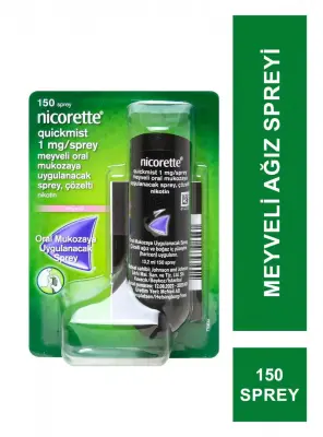 Nicorette Quıckmıst 1 mg Meyveli Ağız Spreyi 150 Sprey - Nicorette