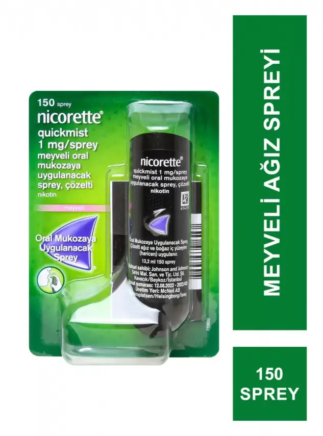 Nicorette Quıckmıst 1 mg Meyveli Ağız Spreyi 150 Sprey - 1