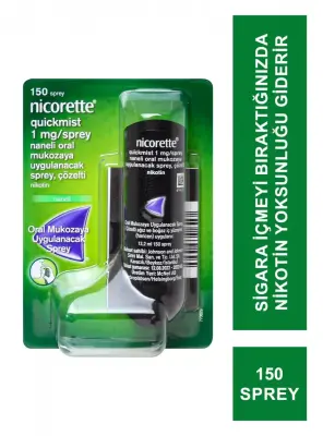 Nicorette Quıckmıst 1mg Naneli Ağız Spreyi 150 Sprey - Nicorette